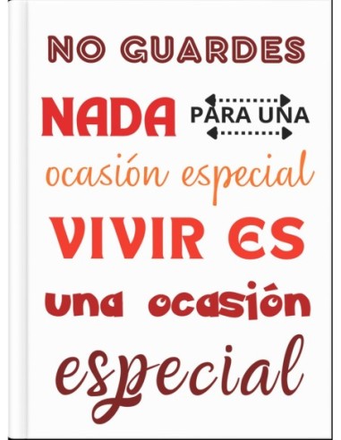 Bloc de notas NO GUARDES NADA