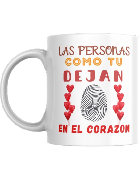 Taza HUELLA EN EL CORAZON